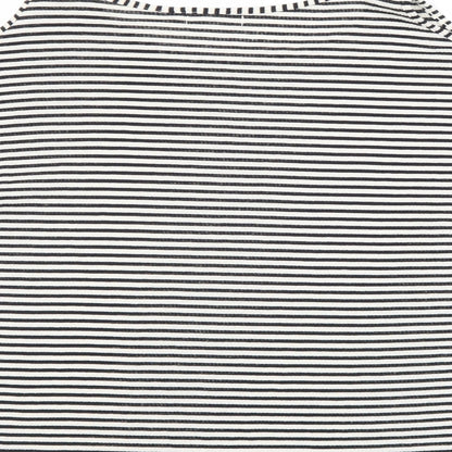 Womens UK Size S Cooperative Black Basic T-Shirt