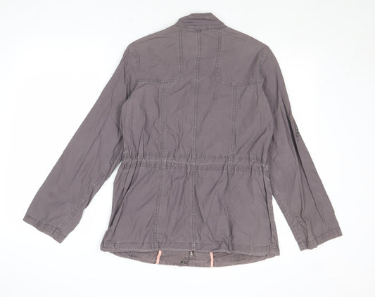 RJR.John Rocha Womens Grey Jacket Size 8 Zip