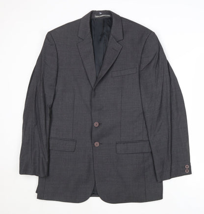 Mens UK Size 38 French Connection Regular Grey Suit Jacket