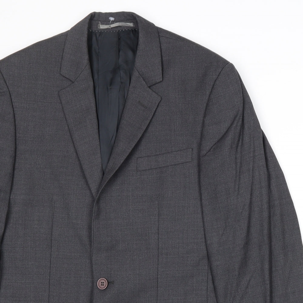 Mens UK Size 38 French Connection Regular Grey Suit Jacket