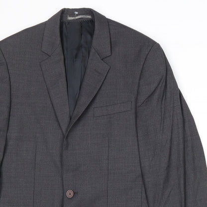Mens UK Size 38 French Connection Regular Grey Suit Jacket