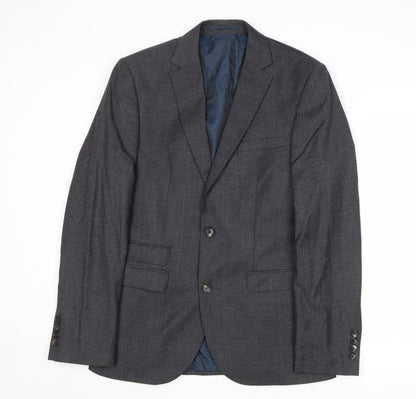Mens UK Size 38 NEXT Regular Grey Suit Jacket