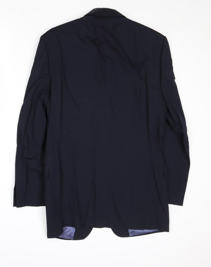 Mens UK Size 36 Marks and Spencer Regular Blue Suit Jacket