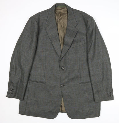 Mens UK Size 46 Wellington Regular Grey Suit Jacket