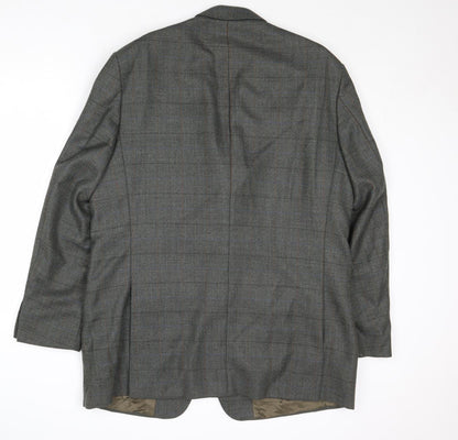 Mens UK Size 46 Wellington Regular Grey Suit Jacket
