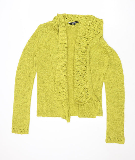 Womens UK Size 14 Debenhams Green Cardigan Jumper