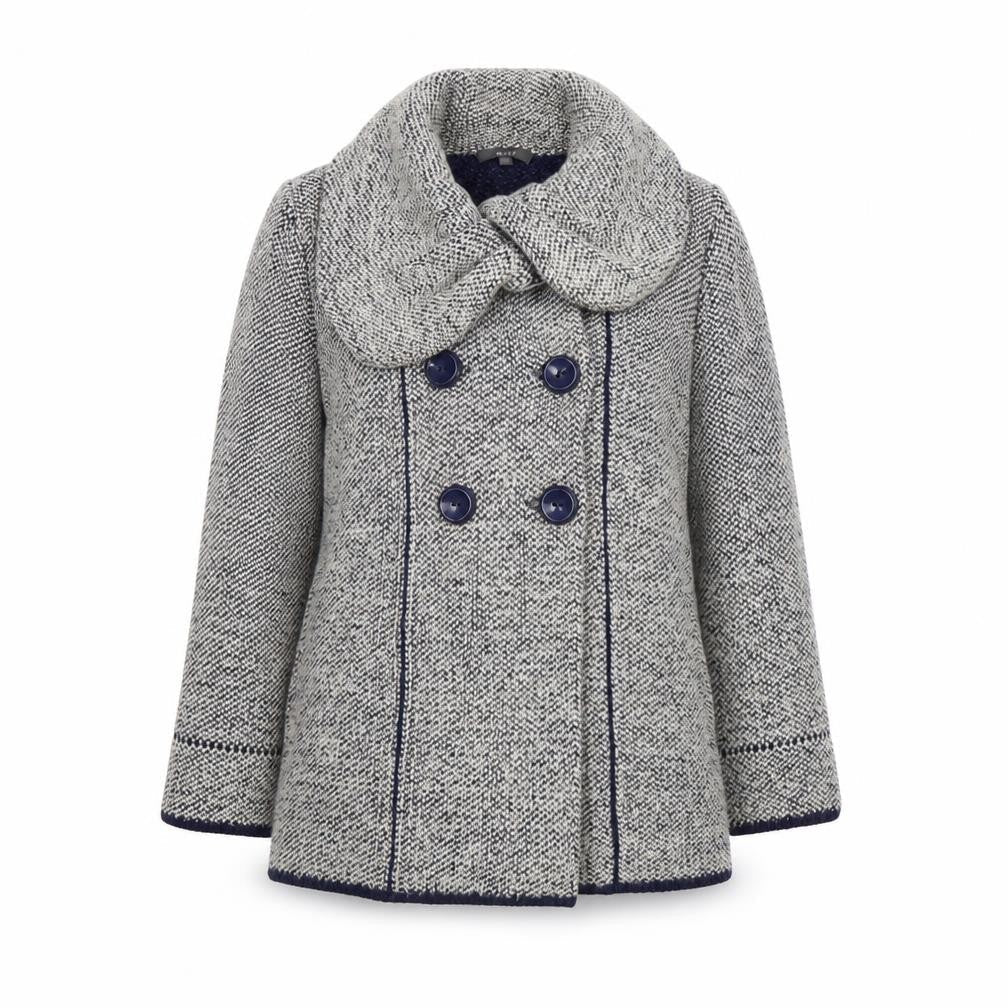 Womens UK Size 12 Marks and Spencer Beige Pea Coat