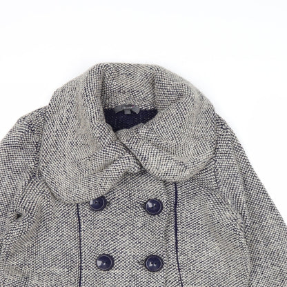 Womens UK Size 12 Marks and Spencer Beige Pea Coat