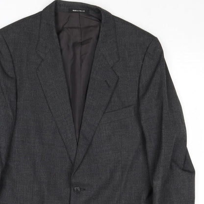 Mens UK Size 40 St Michael Regular Grey Suit Jacket
