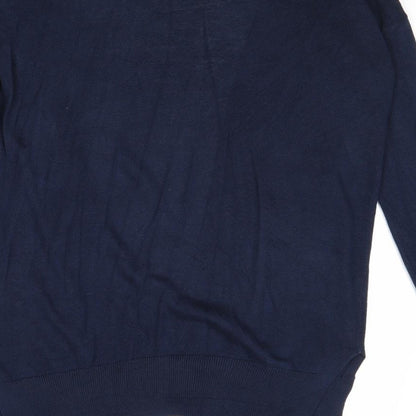 Womens UK Size XS Marks and Spencer Blue Cardigan Jumper