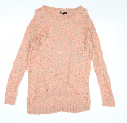 Womens UK Size 8 Warehouse Pink Pullover Jumper