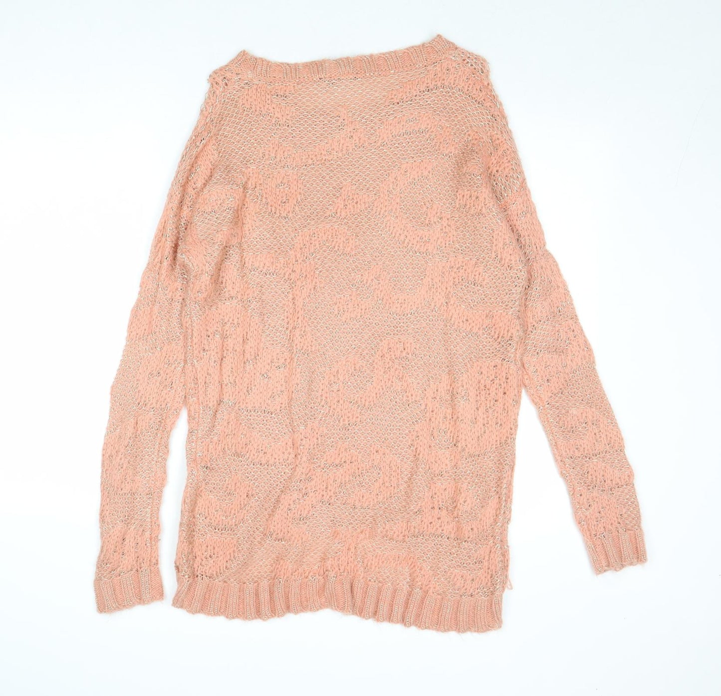 Womens UK Size 8 Warehouse Pink Pullover Jumper