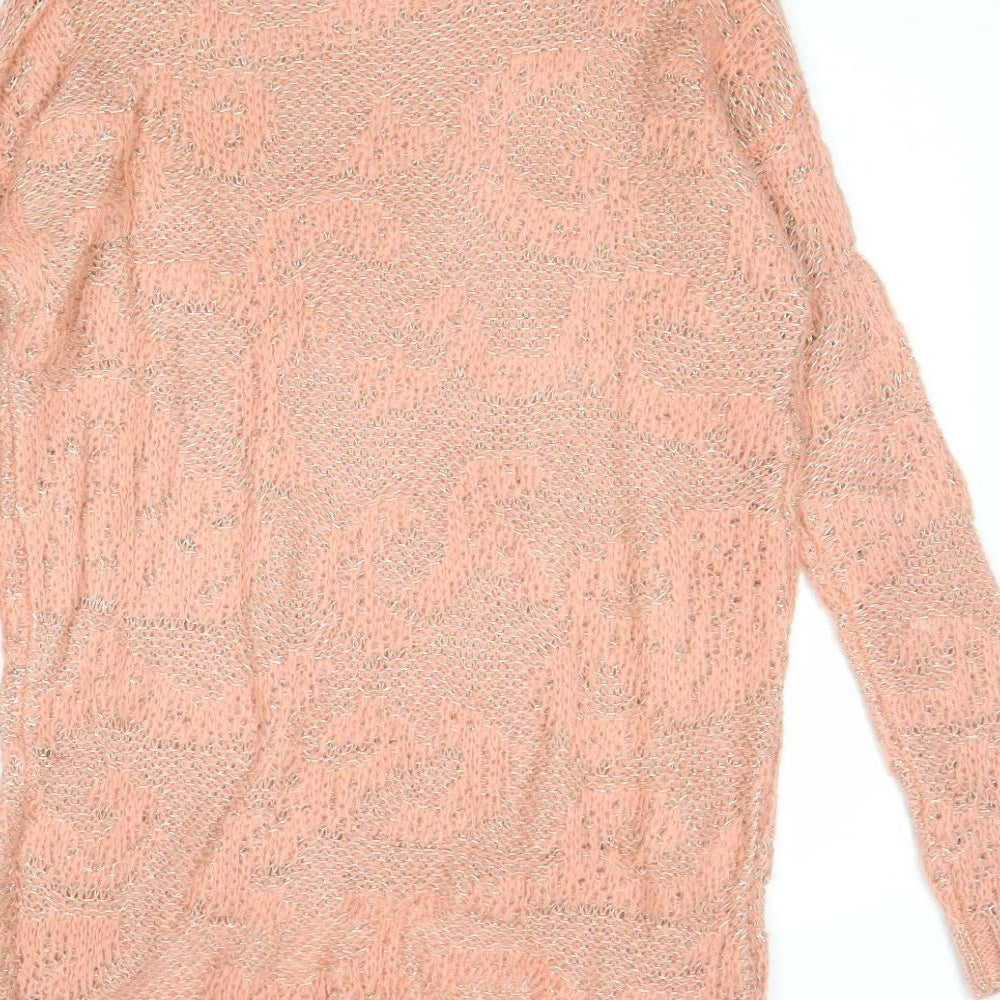 Womens UK Size 8 Warehouse Pink Pullover Jumper