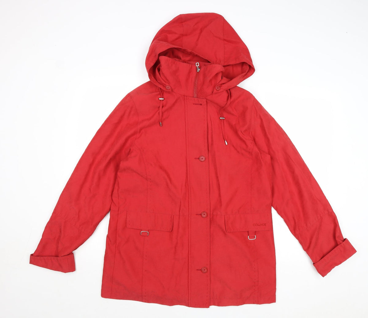 Collage Womens Red Jacket Size 10 Zip