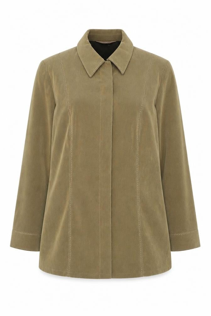 Womens UK Size 18 ELVI Brown Jacket