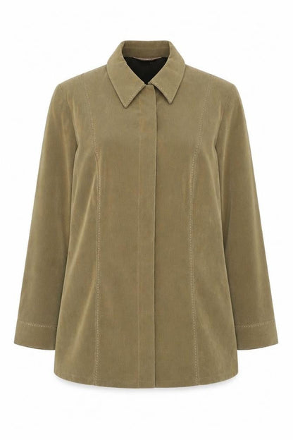 Womens UK Size 18 ELVI Brown Jacket
