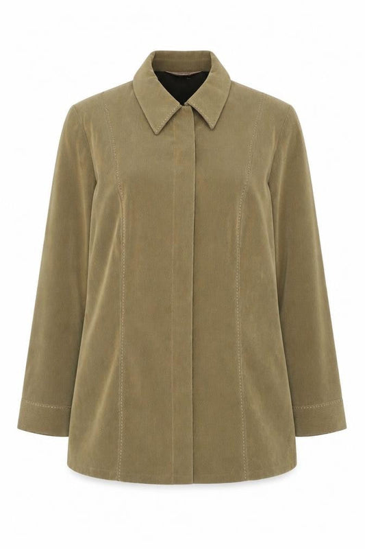 Womens UK Size 18 ELVI Brown Jacket