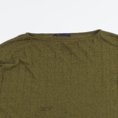 Womens UK Size 14 Marks and Spencer Green Pullover Jumper