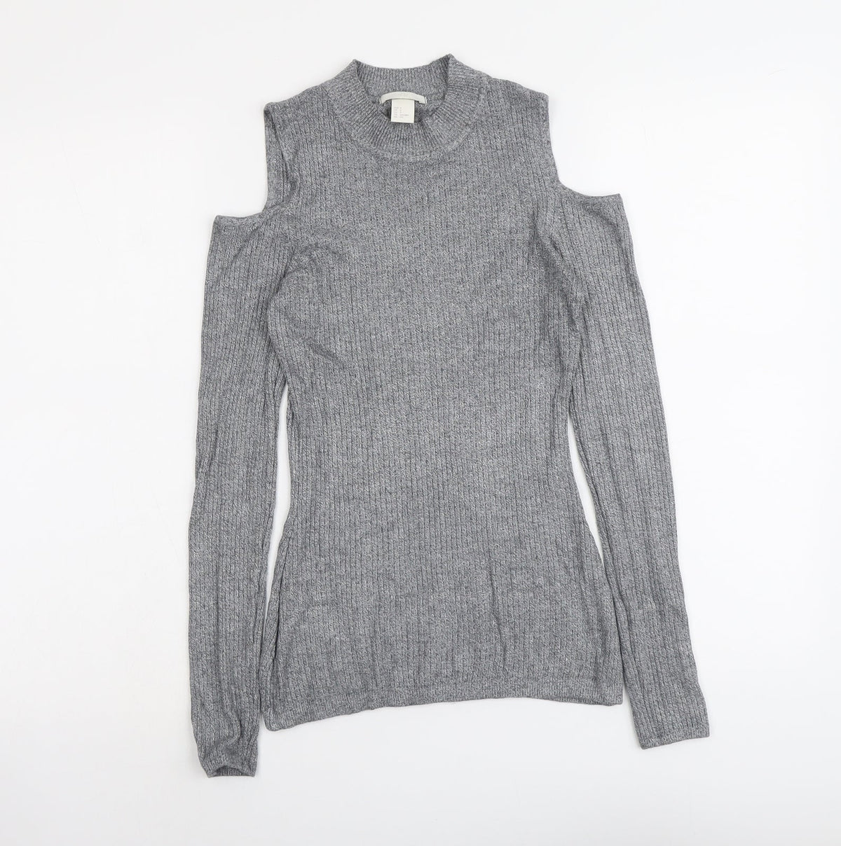 Womens UK Size S H&M Grey Pullover Jumper