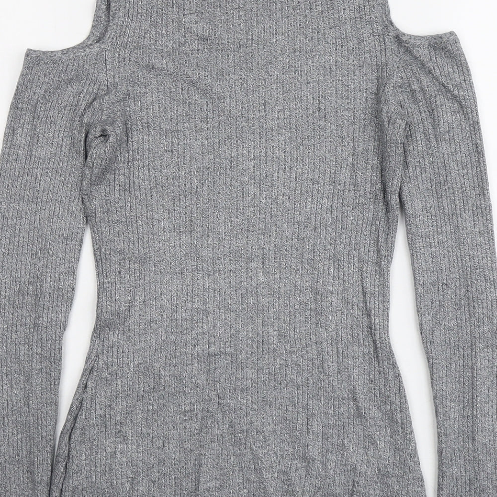 Womens UK Size S H&M Grey Pullover Jumper