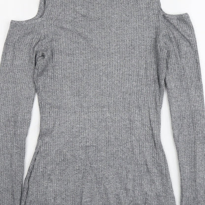 Womens UK Size S H&M Grey Pullover Jumper