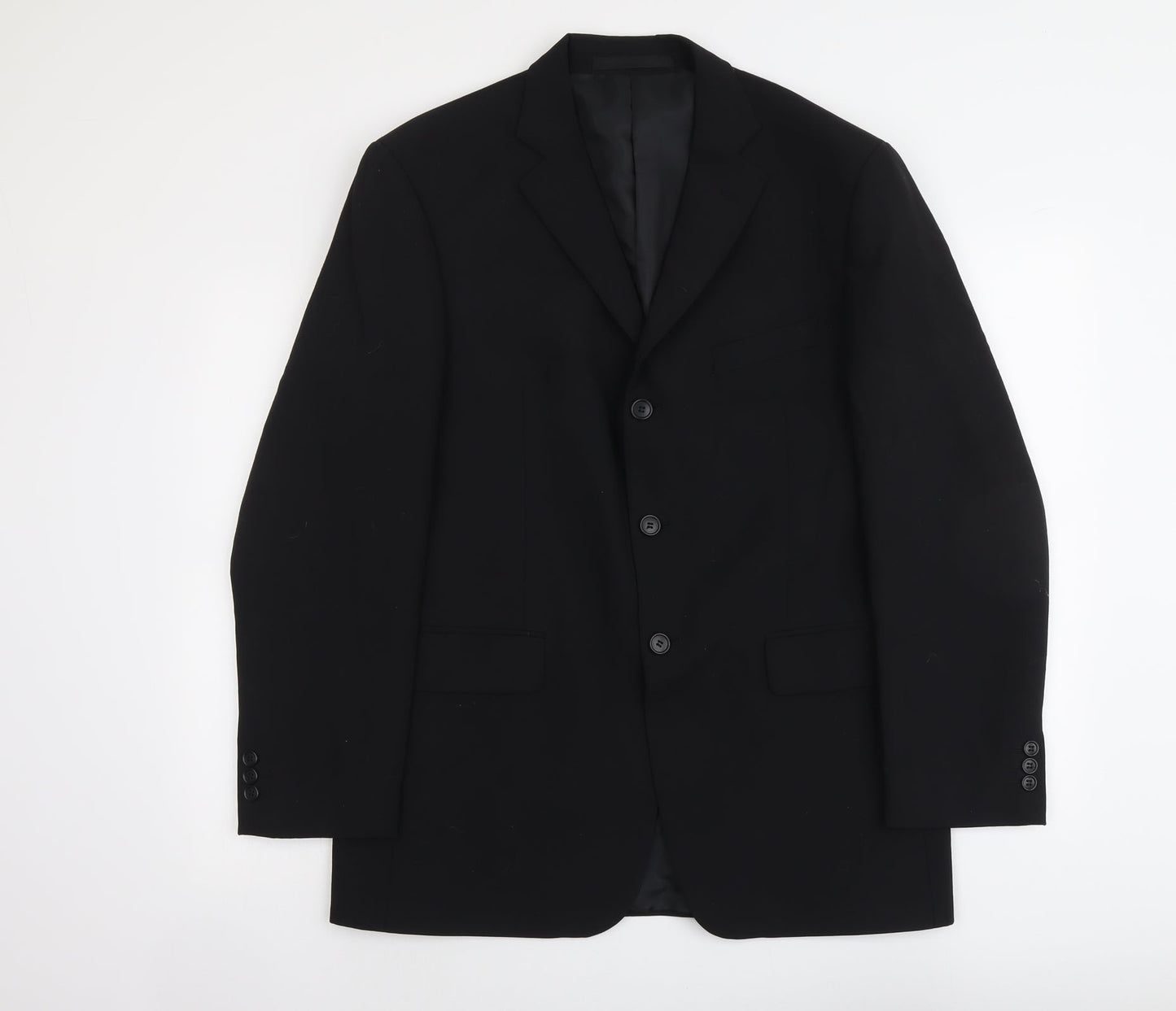 Mens UK Size L Marks and Spencer Regular Black Suit Jacket