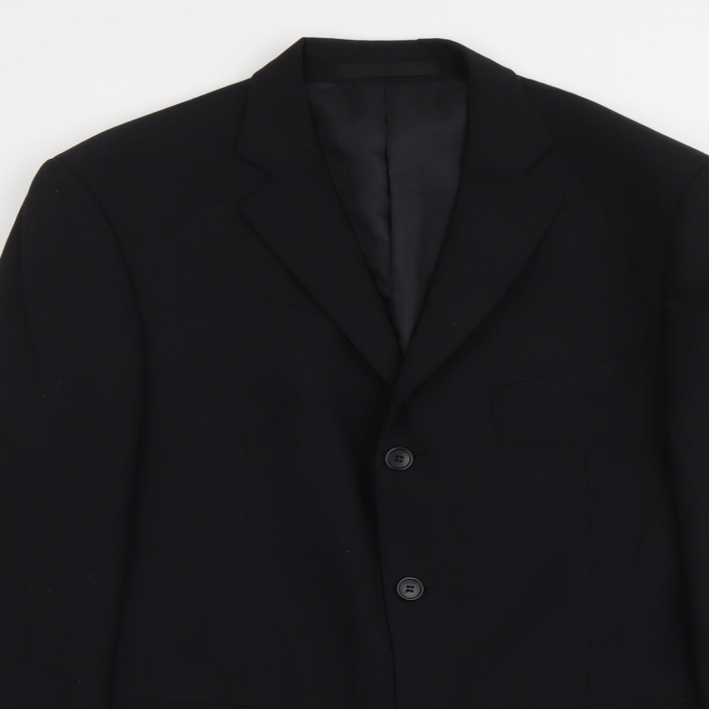 Mens UK Size L Marks and Spencer Regular Black Suit Jacket
