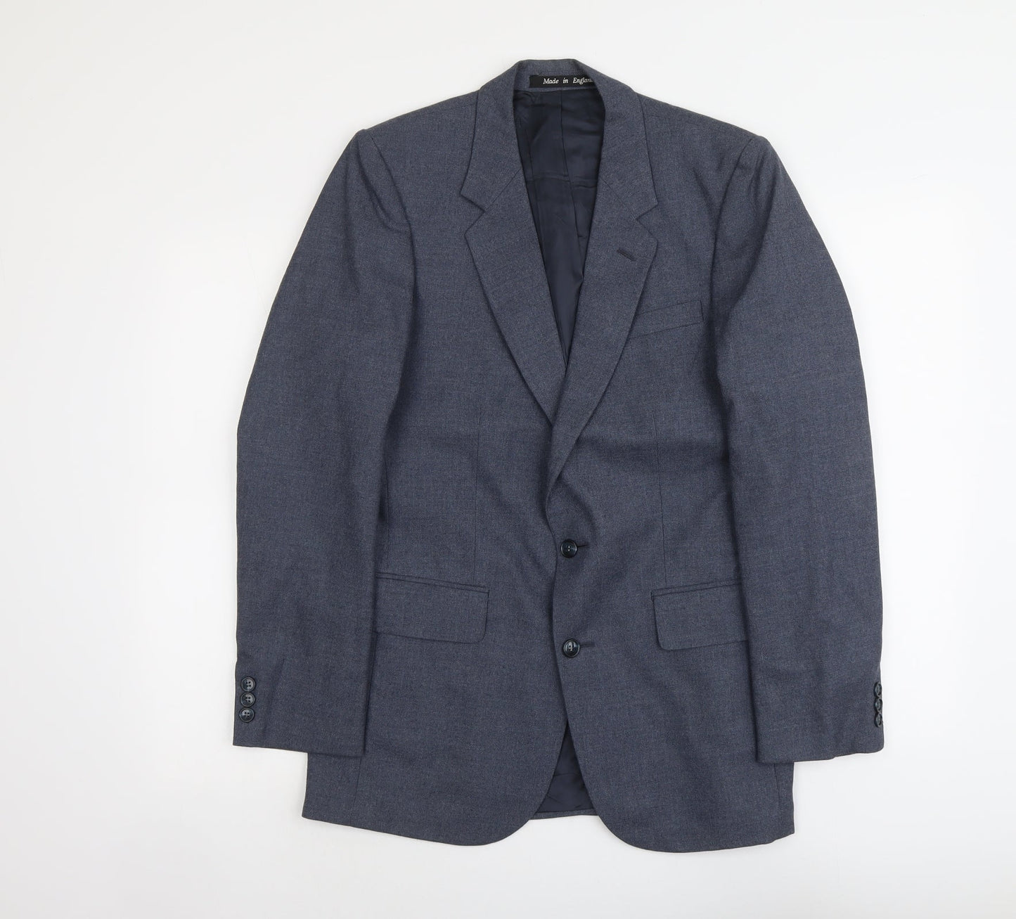Mens UK Size S Burton Regular Blue Suit Jacket
