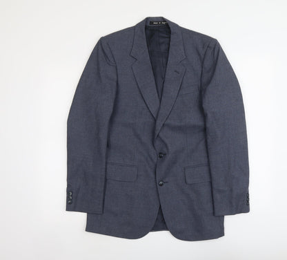 Mens UK Size S Burton Regular Blue Suit Jacket