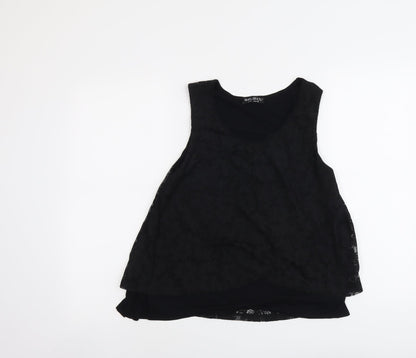 Womens UK Size 12 Select Black Basic Tank