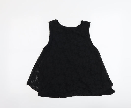 Womens UK Size 12 Select Black Basic Tank