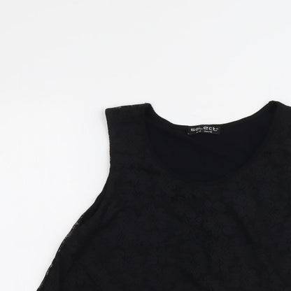 Womens UK Size 12 Select Black Basic Tank