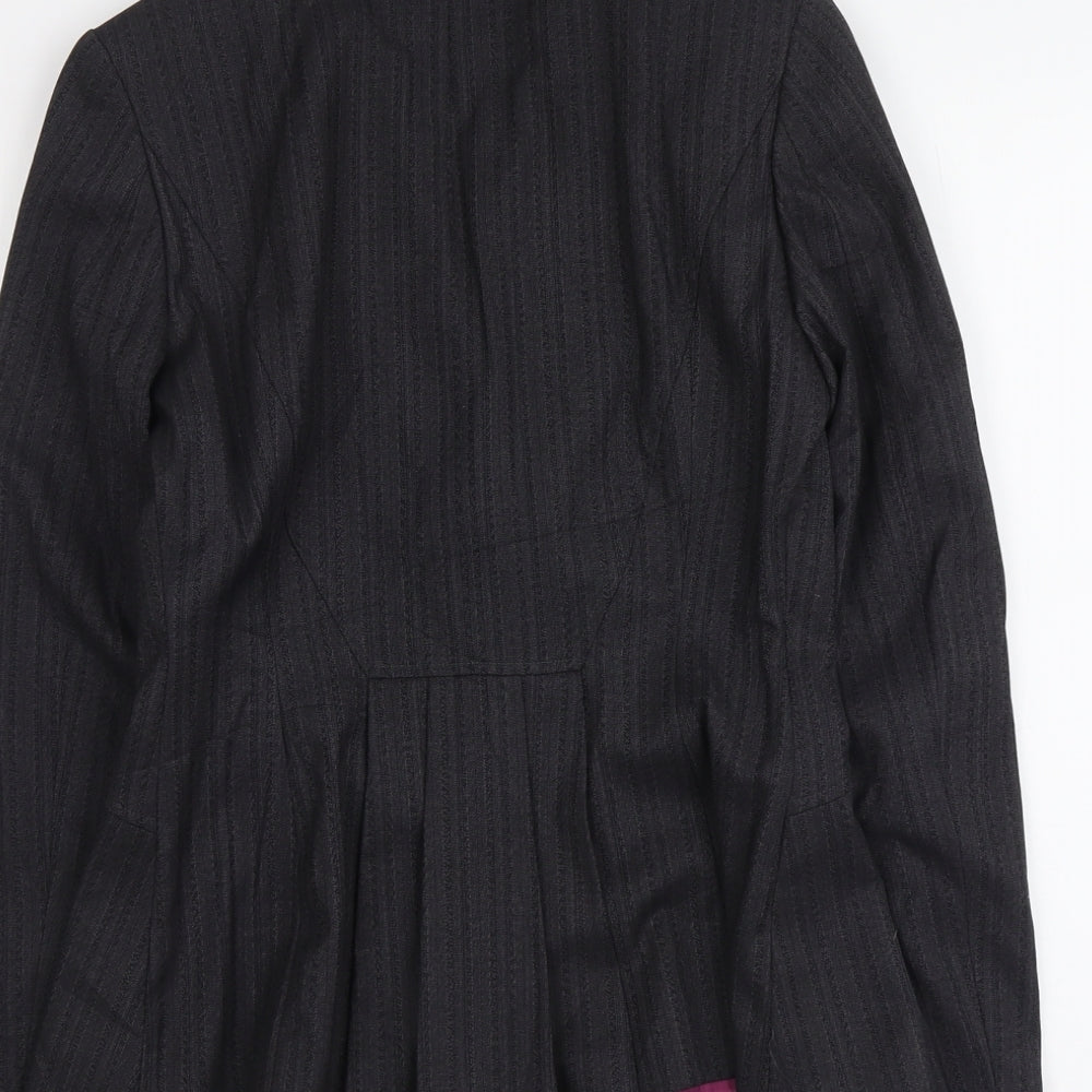 NEXT Womens Grey Polyester Jacket Blazer Size 8