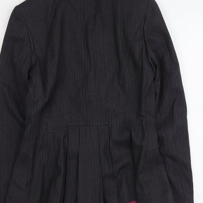 NEXT Womens Grey Polyester Jacket Blazer Size 8