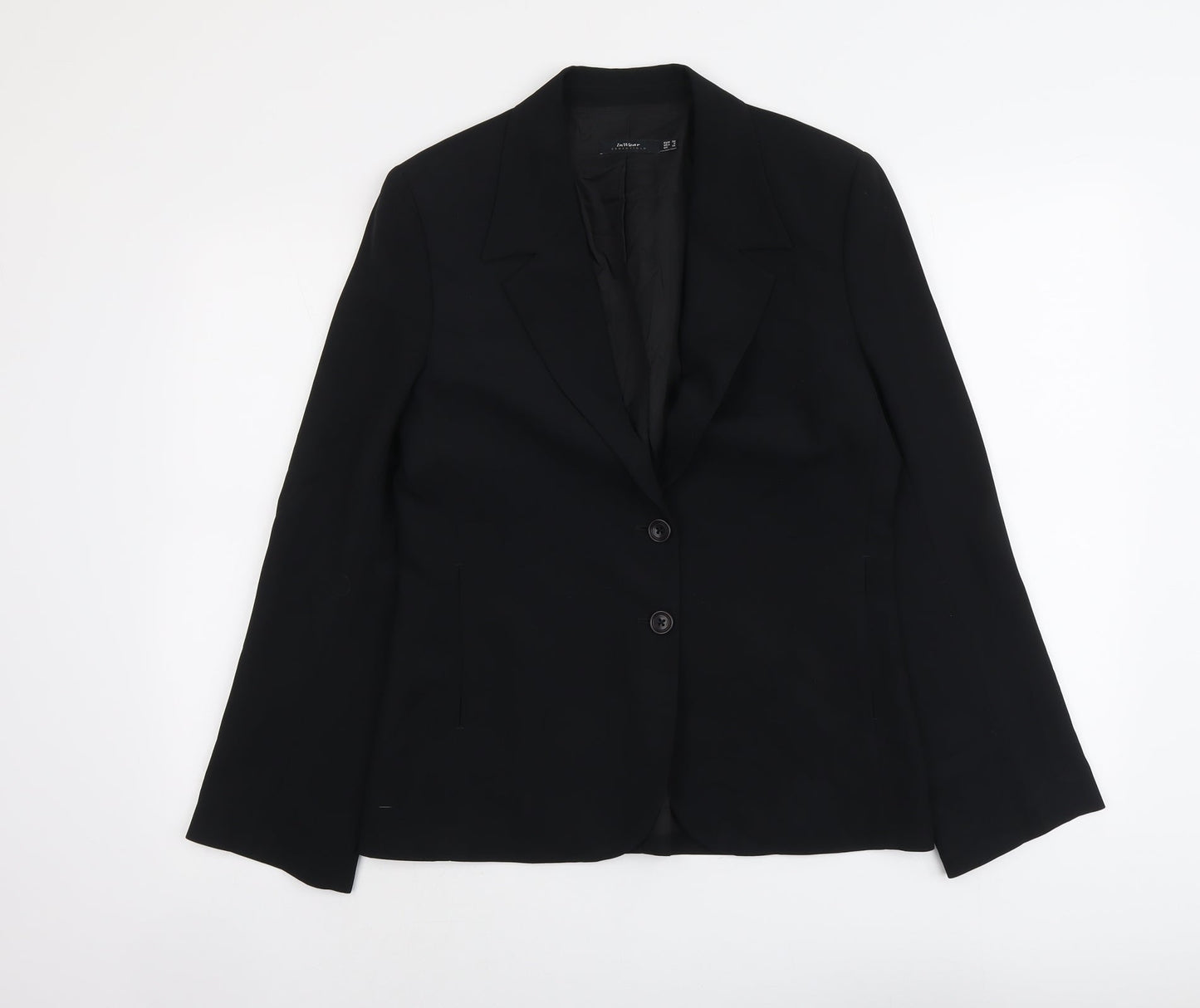 Womens UK Size 10 Essentials Regular Black Suit Jacket