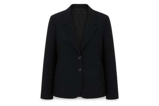 Womens UK Size 10 Essentials Regular Black Suit Jacket