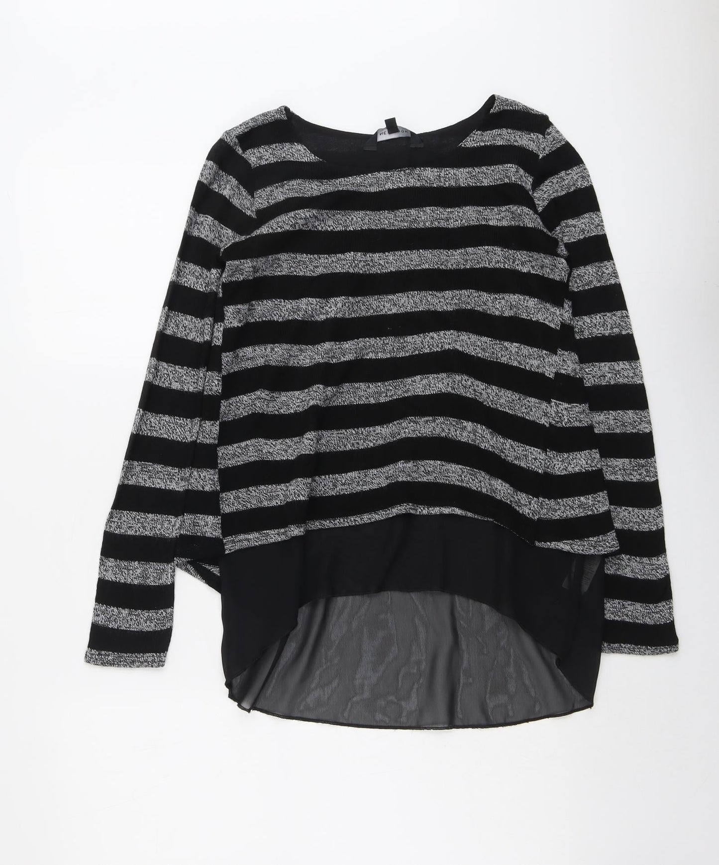 Womens UK Size S New Look Black Pullover Jumper