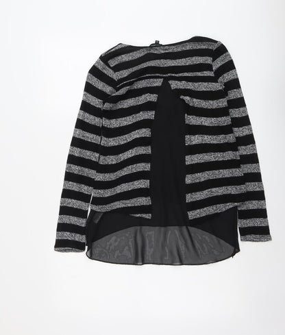 Womens UK Size S New Look Black Pullover Jumper