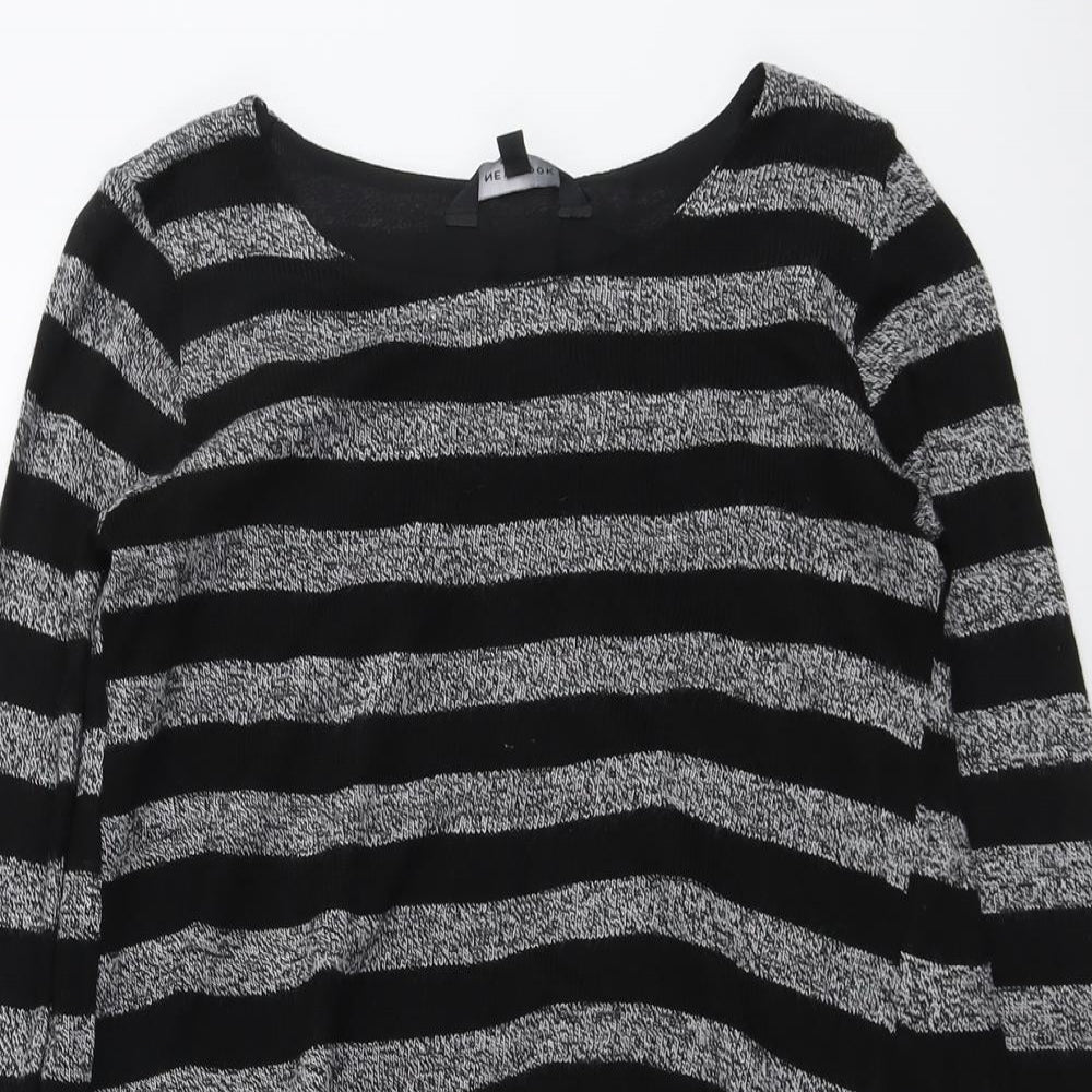 Womens UK Size S New Look Black Pullover Jumper
