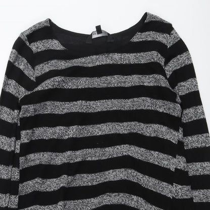 Womens UK Size S New Look Black Pullover Jumper