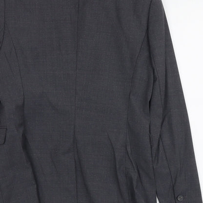 NEXT Womens Grey Wool Jacket Suit Jacket Size 8