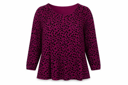 Womens UK Size 10 South Purple Pullover Jumper