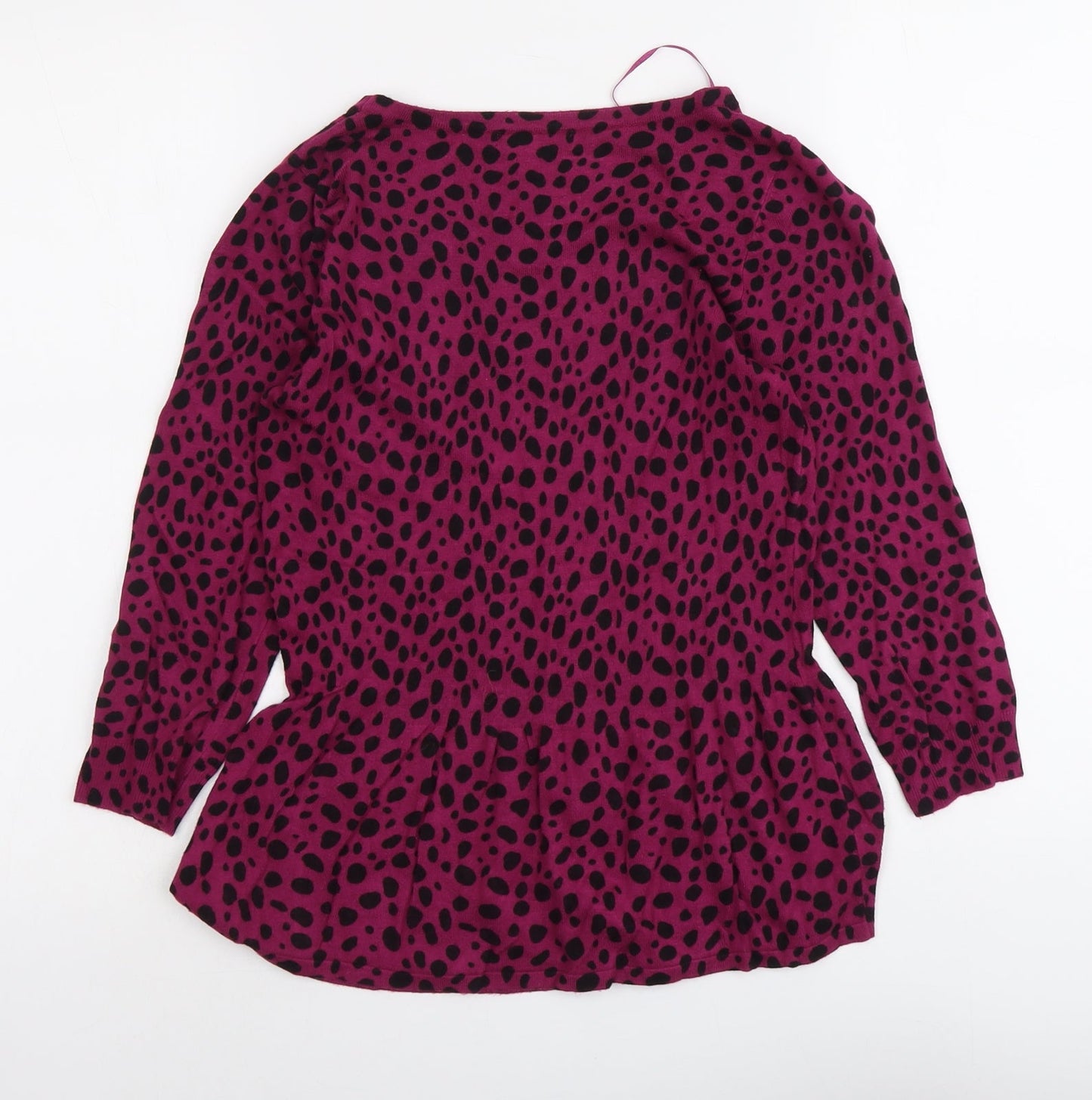 Womens UK Size 10 South Purple Pullover Jumper