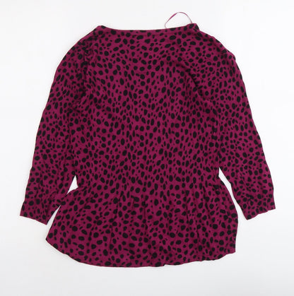 Womens UK Size 10 South Purple Pullover Jumper