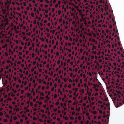 Womens UK Size 10 South Purple Pullover Jumper