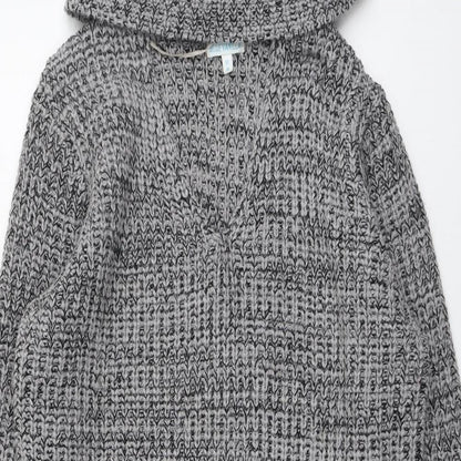 Womens UK Size 12 Blue Vanilla Grey Pullover Jumper