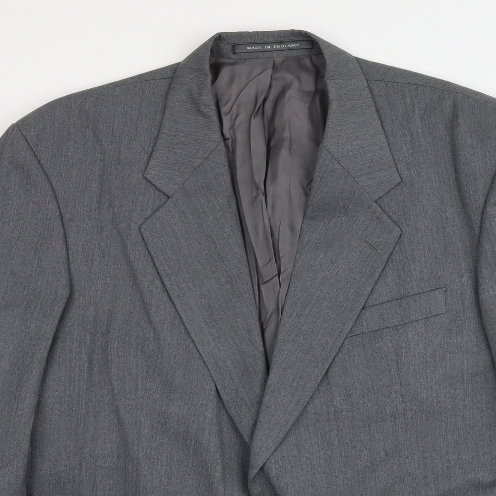 Mens UK Size XL The Label Regular Grey Suit Jacket