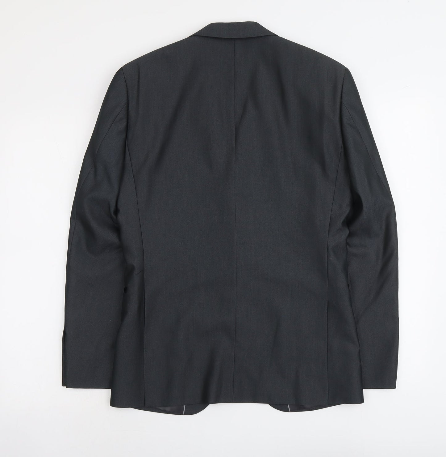 bruno banani Mens Grey Polyester Jacket Suit Jacket Size S Regular