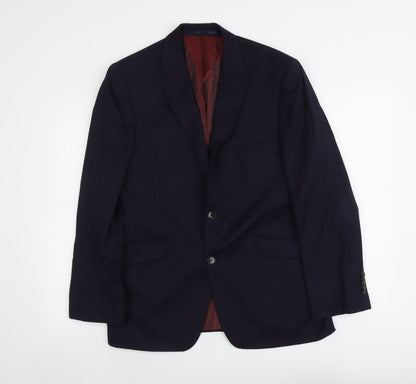 Mens UK Size M John Lewis Regular Blue Suit Jacket