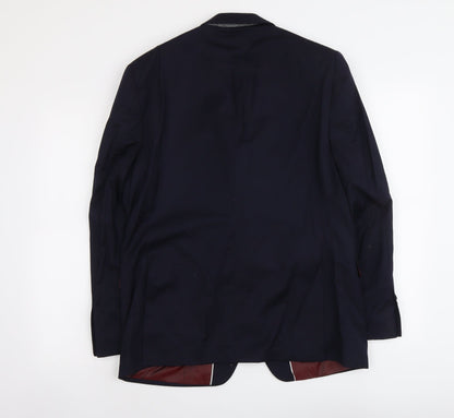 Mens UK Size M John Lewis Regular Blue Suit Jacket